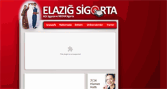 Desktop Screenshot of elazigsigorta.net